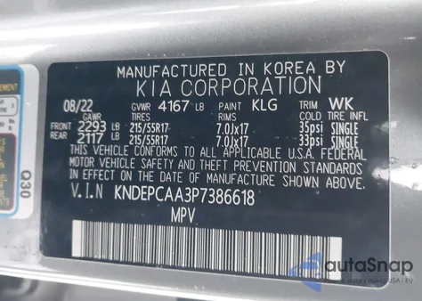 2023 Kia Seltos Lx из США, поврежденный, VIN KNDEPCAA3P7386618